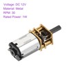 DMiotech 12V 30RPM Rated Torque 12 Output Shaft Length 10mm