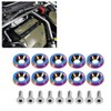 Car M6 Screw Gasket, Modification Screw License Plate Frame Decoration