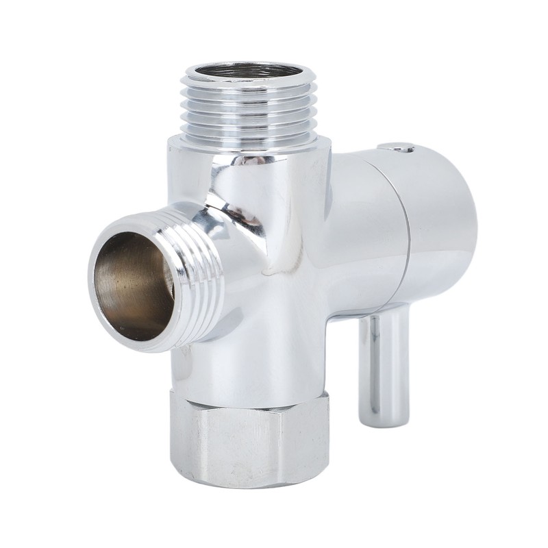 3 Way G1/2 Shower Diverter Valve Copper Shower Arm Diverter
