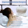 Vezyturly Bath Pillows for Head,Neck,Shoulder and Back Support,Tub SPA Relaxing