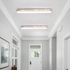 Qcyuui Dimmable LED Ceiling Light 39.4'' Kitchen Lighting Fixtures Ceiling