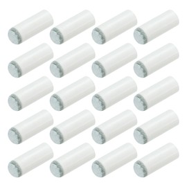 PATIKIL 9mm Pool Cue Tips, 20Pcs Slip-On Billiard Cue Stick Tips Replacement for Pool Cues and Snooker, White Grey