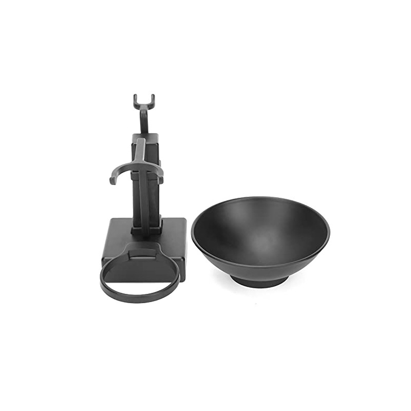 Naroote Soporte para Brocha de Afeitar de Acero Inoxidable
