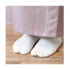 Kyoetsu Men's Tabi Socks, Fleece Cover, Winter Socks, white