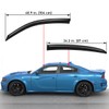Lightronic Extra Durable Outside-Mount Auto Vent Window Visor, Fits 2011-2023