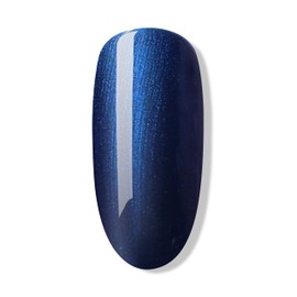 Bluesky Gel Nail Polish, Midnight Swim 80539, Azure, Blue, Dark, Long Lasting, Chip Resistant, 10 ml (Requires Drying Under UV LED Lamp)