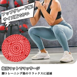 Foot Point Mat, Round Soft Foot Mat, Acupressure Mat, Foot Massage, Diet, Foot Point Press, Mat for Acupressure Board, Foot Urn, Ergonomic, Reflexology, Mat, Anti-Slip, Fatigue Relief (12.6 inches (32