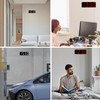 Sukeen Digital Wall Clock Digital Alarm Clock Silent Alarm Clock