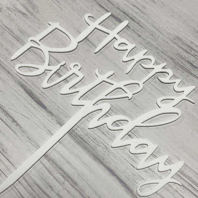 JIEEIN - Decoración para tarta de feliz cumpleaños, decoración para