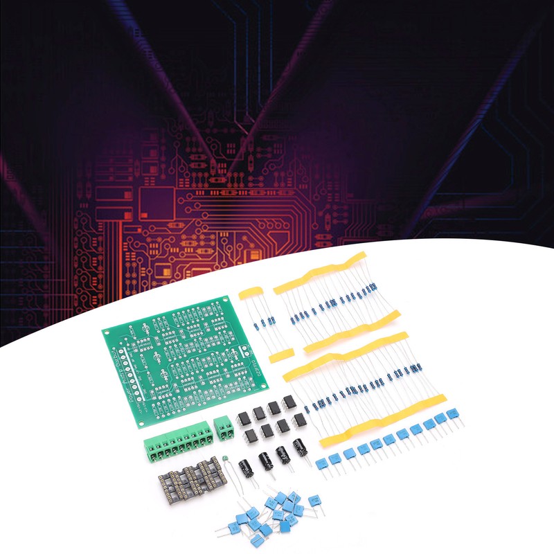 PreAmplifier Module DIY Kit 3-Channel Output NE5532 Op Amp Dual