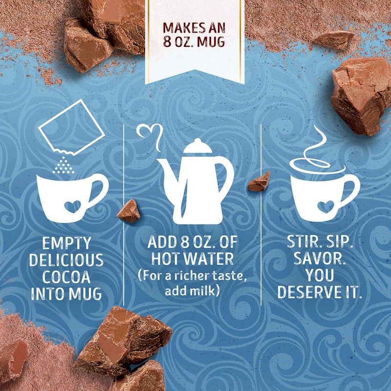 Swiss Miss Chocolate Hot Cocoa Mix With Marshmallows, 1.38 oz.,