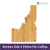 Totally Bamboo Destination Idaho State Shaped Serving and Cutting Board,