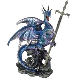 Nemesis Now Sword of the Dragon Letter Opener 23cm Blue