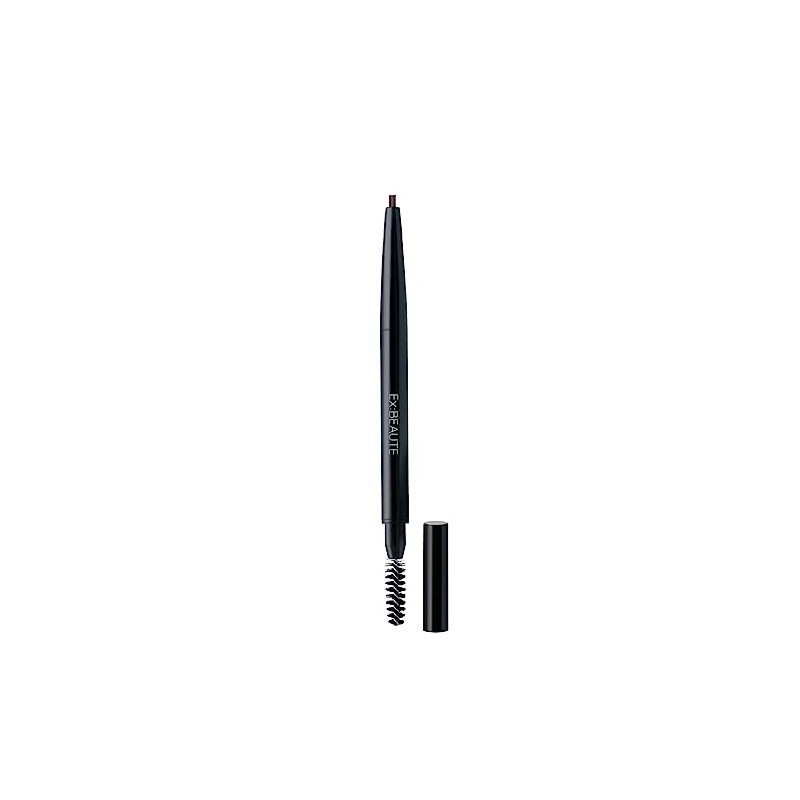 Exbote Powder Pencil Brow Liner Ash Brown Waterproof