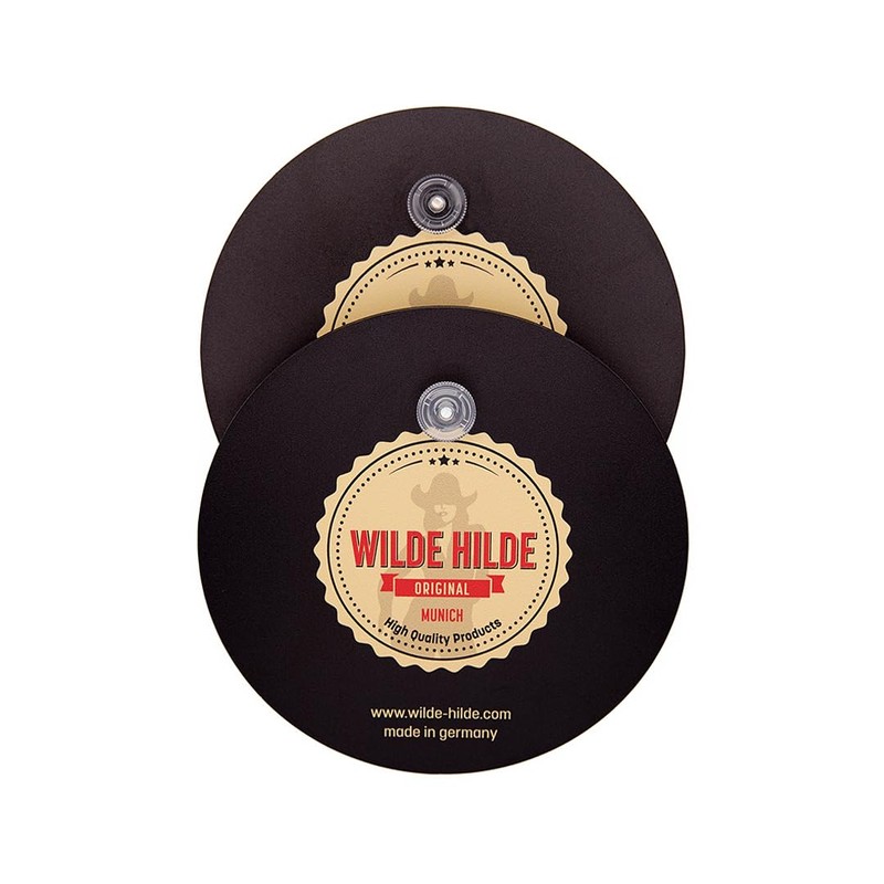 Wilde Hilde Original Dachshund, Teckel, Dachshund, Rauhaardackel Sign with Suction