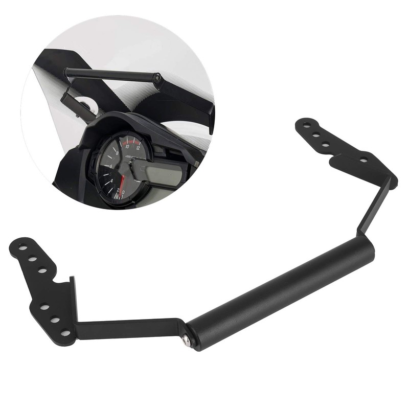 Hlyjoon Navigation Mount Motorcycle Navigation Kit Aluminum 0.8" Suitable for