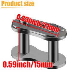 QAZAKY 420 Drive Chain Repair Master Connector Split Link for 50cc 70cc 90cc 110cc 125cc ATV Quad Scooter Motorcycle Go Kart Moped Pit Dirt Pocket Bike XR50 CRF50