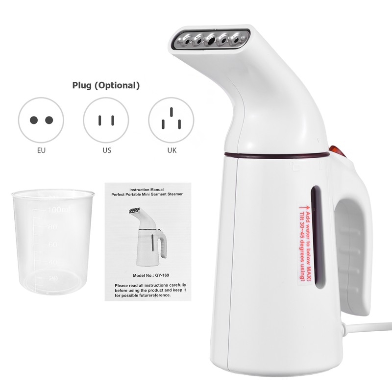 Portable Handheld Garment Steamer 120ml Capacity 700W Auto Shut-Off Steamer