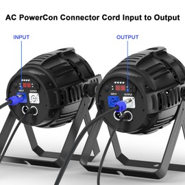 Stage Light PowerCON Cable 6ft, 3 Pin 16AWG AC PowerCon Connector Cord Input to Output, 20A Power Extension Cord for Outdoor Stage Lighting Series-2M/6.56FT