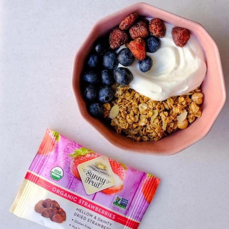 SUNNY FRUIT Sunny Fruit Soft Organic Dried Strawberries - 1