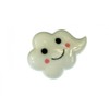 Miniblings Cloud Cloud Brooch Badge Cloud Face Pink Cheeks