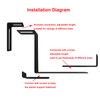 Planter Box Bracket,Flower Box Holder Brackets,Adjustable Window Box Brackets for