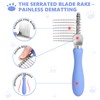 Myselect Dematting Comb for Doodles & Poodles, Dual-Sided Comb Tool