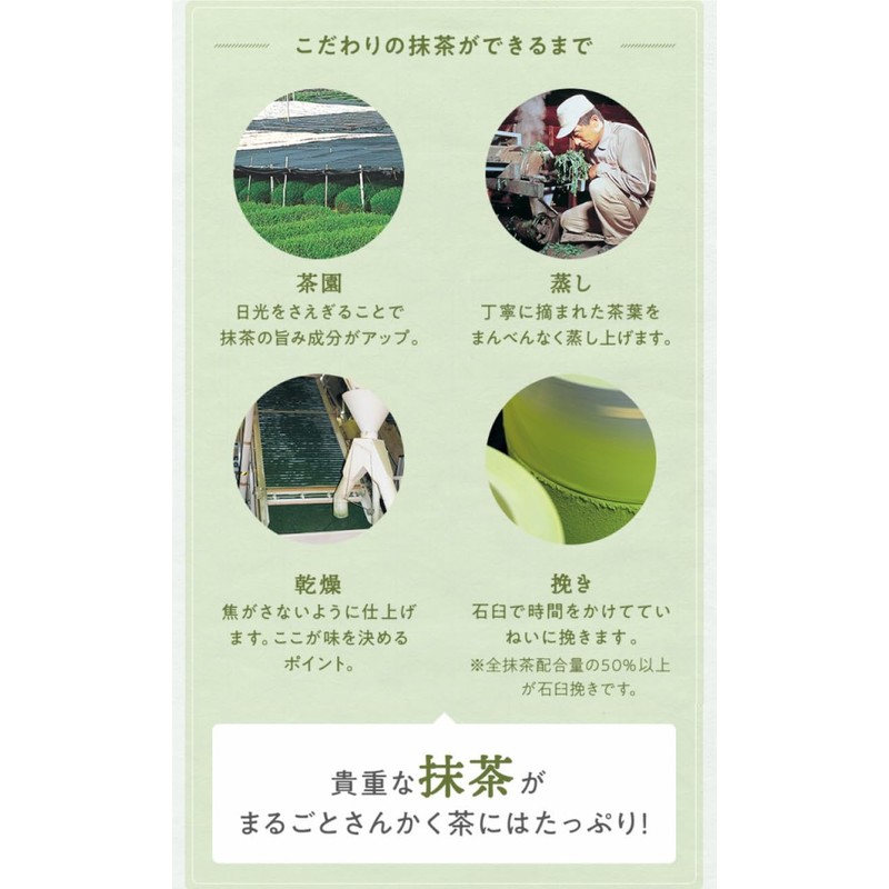 For Whole Sankaku Tea Pot with Matcha (0.2 oz (5