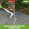 WORKPRO 30cm Weed Removal Tool with Plastic Handle, Serrated Edge