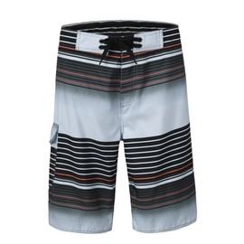 unitop Pantalones cortos de surf para hombre, de secado rápido, Gris3, 28