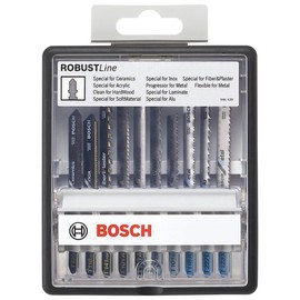 BOSCH 2607010574 Stichsägeblatt ROBUSTLINE 10er Spezial Set, T-Schaft