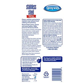 Sprayway SW148R limpiador de acero inoxidable a base de agua, 15 onzas