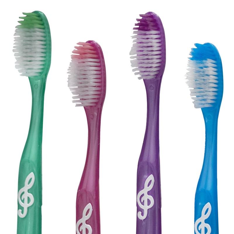 Vivid OraBrush Premium Quality Nylon Filament Toothbrushes – Softer, Rubber