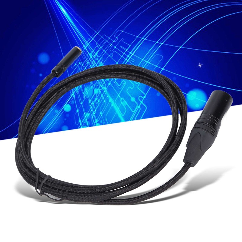 3.5mm Female to 3 Pin XLR Male Cable 24K Gold