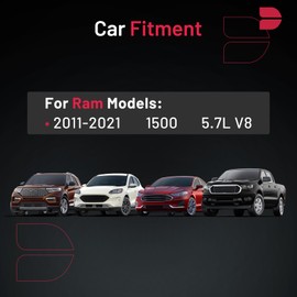 BDFHYK 4024123628 Iridium Spark Plugs Compatible with 2011-2021 Ram 1500 Big Horn Crew Cab Pickup 4-Door 5.7L V8 GAS OHV Naturally Aspirated Set of 16