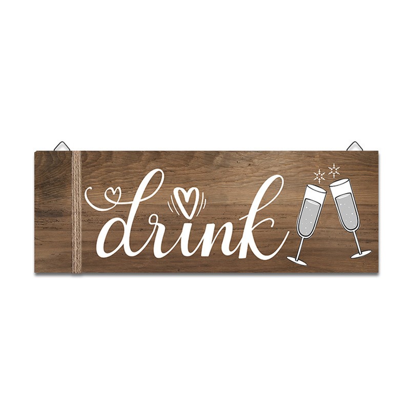 3Pcs Wall Decor Wooden Hanging Wall Sign Wooden Wall Art