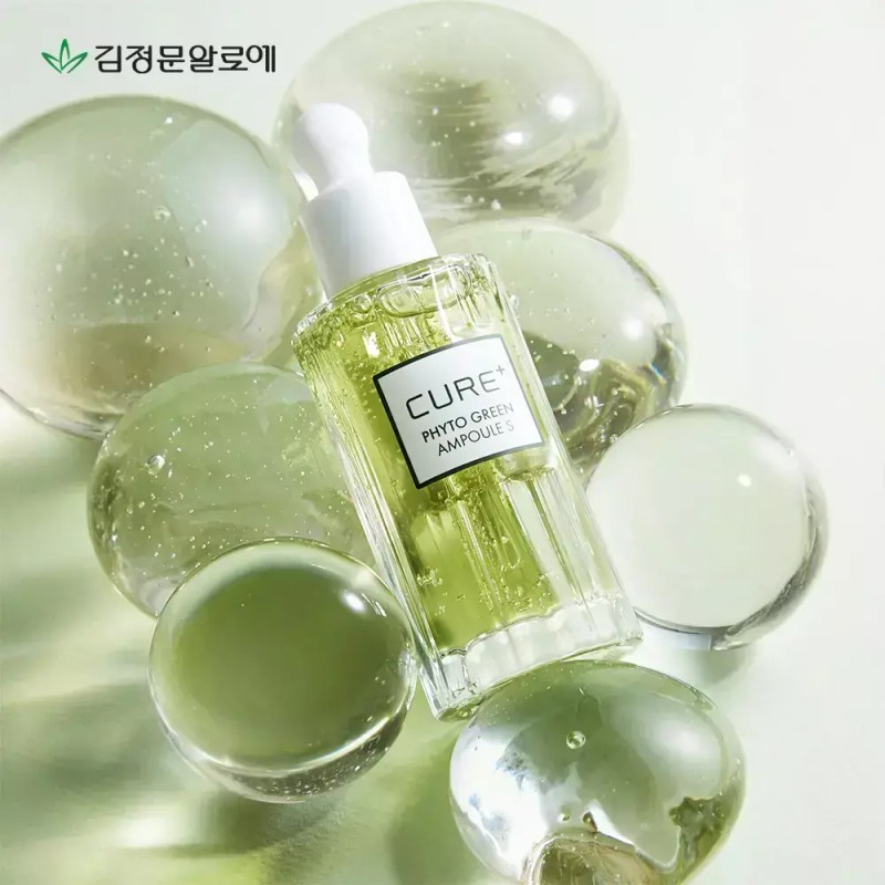 Kim Jung Moon Aloe 김정문알로에 큐어 피토 그린 앰플S 50ml
