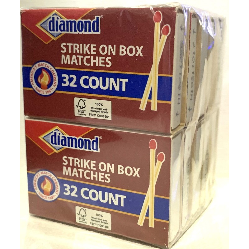 Diamond Greenlight Strike on Box Matches, 32 Count (Pack of