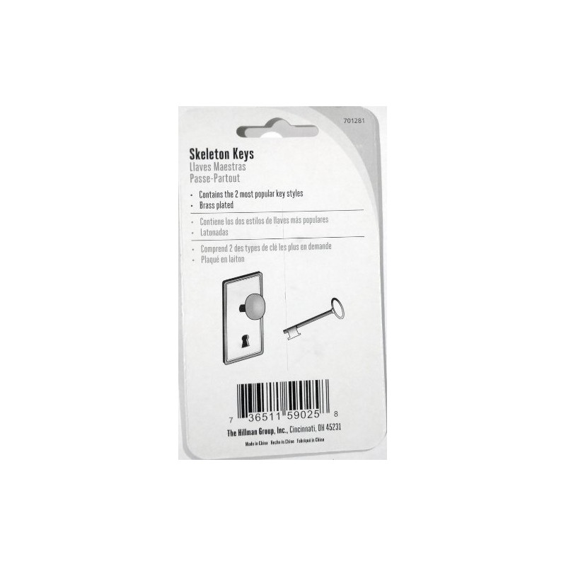 Skeleton Keys, 2 Pack