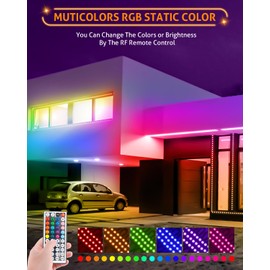 WICHEMI LED Light Modules for Business Window Light Storefront Lights LED Module for Signs 20ft 40PCS 5050 SMD RGB Super Bright Waterproof Business Decorative Strip Lights for Store Advertising Décor