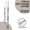 suiwotin 3PCS Wax Carving Tools, Stainless Steel Wax Tool Carving