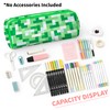 Large Capacity Pencil Case Pouch 3 Compartments Pen Bag for