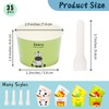 QIANAI Paper Disposable Ice Cream Bowls Ice Cream Cups with