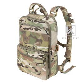 KRYDEX 23L D3 Flatpack Tactical Expandable Travel Backpack MOLLE / PALS MC Camo