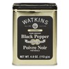 Watkins Pure Ground Black Pepper, Kosher, Gluten Free & Non-GMO,
