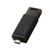 Elecom ESD-ESK0250GBK External SSD USB 10Gbps Retractable Auto Shutter Connector