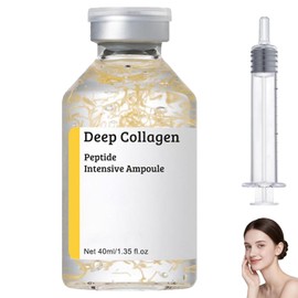 Silk Peptide Treatment Ampoule, Deep Collagen Multi Peptide Serum, Lifting, Hydrating, Hydrating for All Skin Types (1Pcs-A)