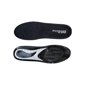 endurance Unisex Gel Support 1001 Insoles Black 41-46, 1001 Black