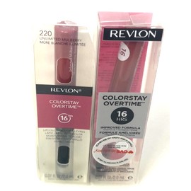 Revlon (2) Revlon Colorstay Overtime Liquid Lip Color NIP 220 - Unlimited Mulberry