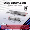FLISSA Titanium Folding Utility Knife Quick Change Blade Razor Knife